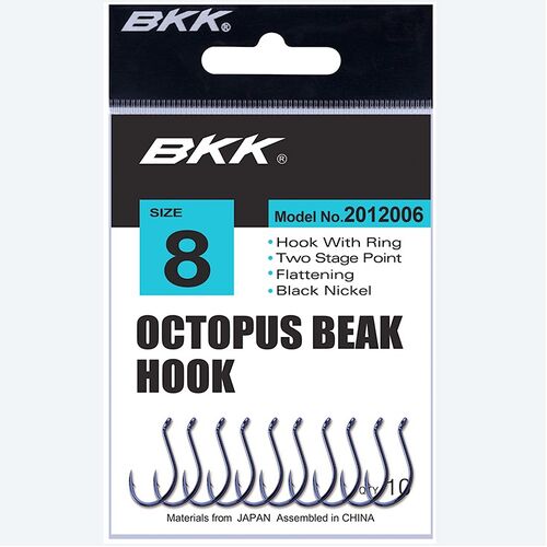 BKK Octopus Beak Hooks - 10/0 - 5 Per Pack