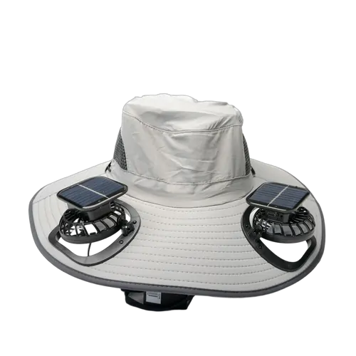 Wide Brim Solar Fan Hat