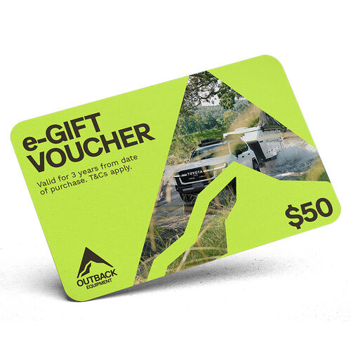 Outback Equipment $50 e-Gift Voucher