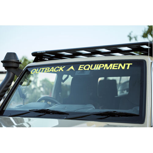 Outback Equipment Stickers - Window Banner - 110cm x 10cm