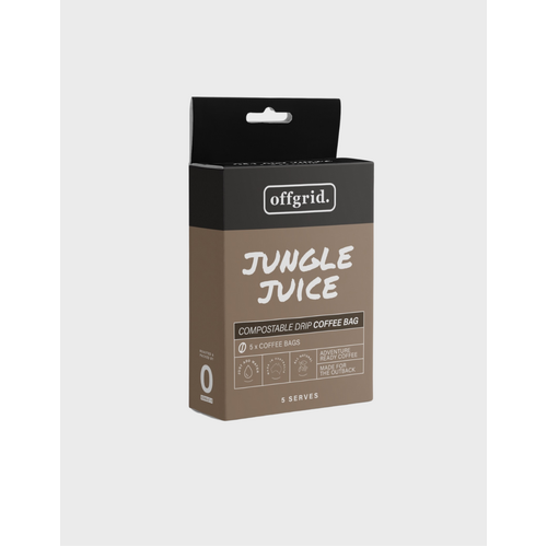 OFFGRID PROVISIONS Jungle Juice - Compostable Drip Coffee Bag (5 serves)