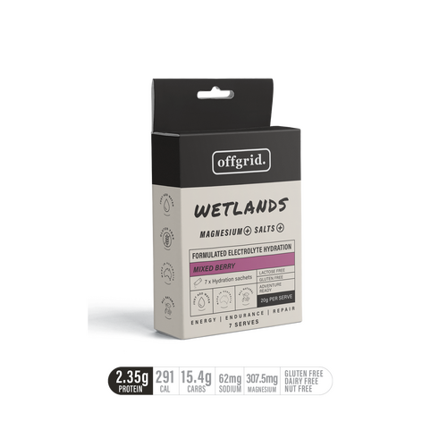 OFFGRID PROVISIONS Wetlands Hydration Drink - Mixed Berry (7 serves)