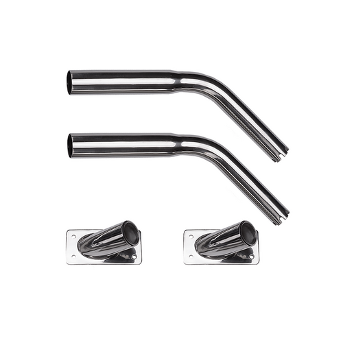 Hookem Outrigger Cast Base Set Only To Suit 34.5mm Outrigger Poles - External Mount (Em)