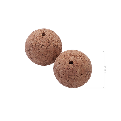 Hookem Outrigger Cork Ball Stopper - 36mm - Pair