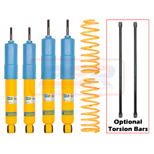 Performance Suspension Racing Mitsubishi Pajero NH / NJ / NK / NL SWB 1991 - 2000 Bilstein 2" Lift Kit Standard Duty Rear (with Torsion Bars)