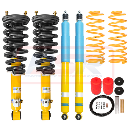 Performance Suspension Racing Mitsubishi Pajero Sport QE / QF 2015 - On Bilstein 2" Touring Lift Kit Standard Duty Front and Rear with Red