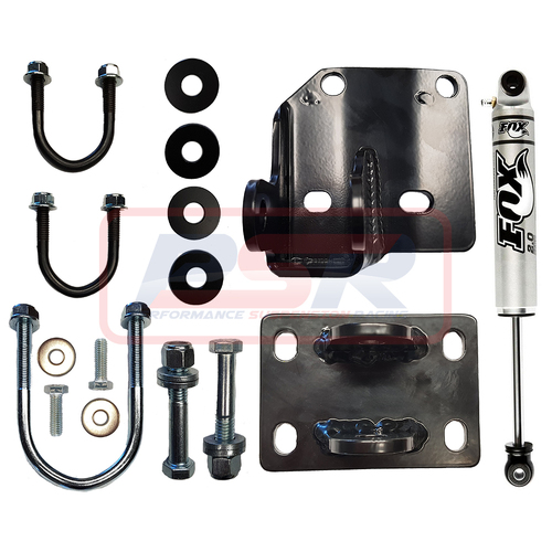Performance Suspension Racing Nissan Patrol GQ-GU FOX 10" Steering Damper & High Clearance Bracket Kit