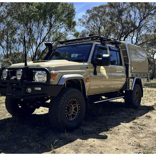 Clearview Power Boards [Pair] suits Toyota LandCruiser 79 Series Dual Cab, thick board, LED light (1984 - Current)