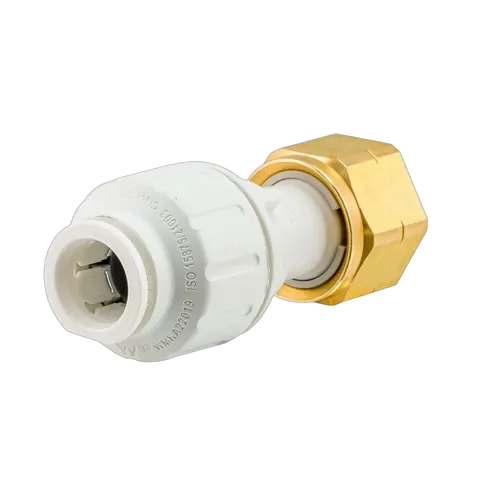 John Guest Watermark Straight Tap Connector 12mm Push On To 1/2" Female BSP
