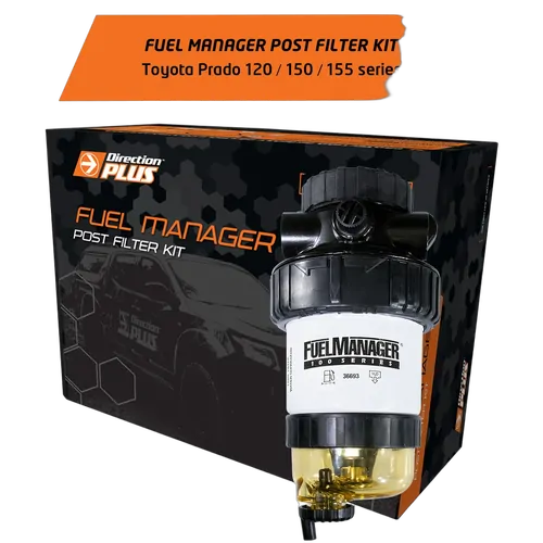 Fuel Manager Post-Filter Kit To Suit Toyota Prado 120 Series 1Kd-Ftv (3.0L 4Cyl) 2003 - 2009