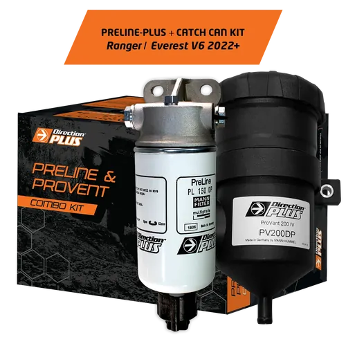 Preline-Plus + Catch Can Kit To Suit Ford Next Gen Ranger (3L 6Cyl) 2022-On