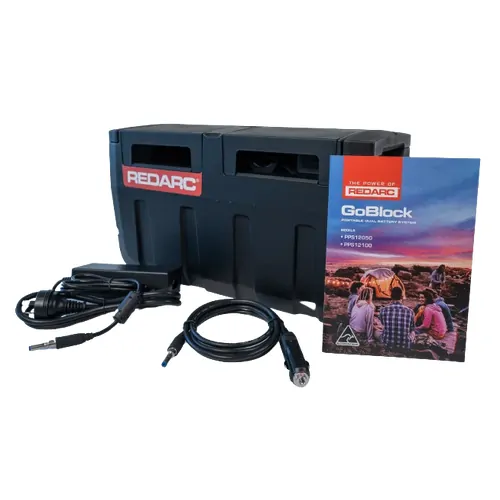 Redarc 100Ah Goblock Portable Dual Battery System