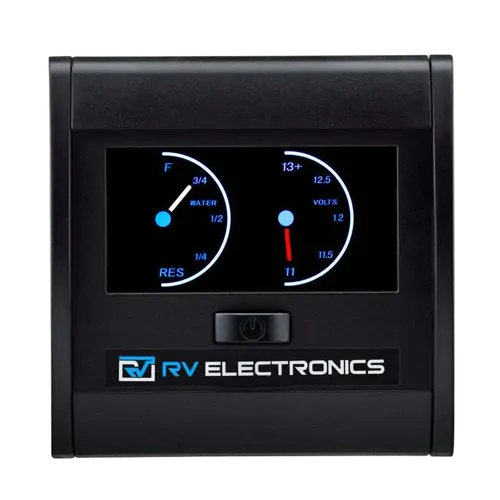 RV Electronics Programable LCD Single Tank + Voltmeter