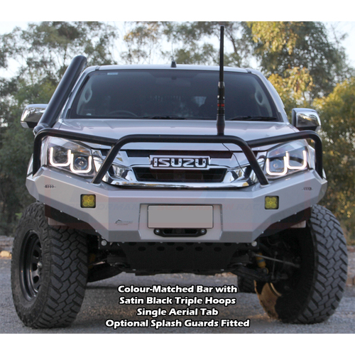 PSR Ambush Bar Isuzu D-MAX 1 (Strut Front) 2012-2017 Ambush Triple Hoop Bullbar