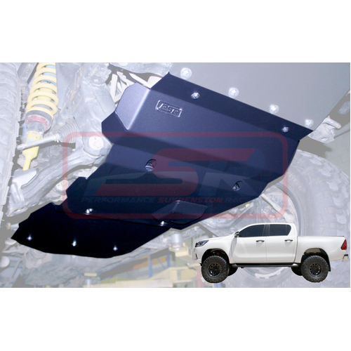 Performance Suspension Racing Front Bash Guard (Suits ALL Diff drops) to suit Toyota Hilux N80 16-on