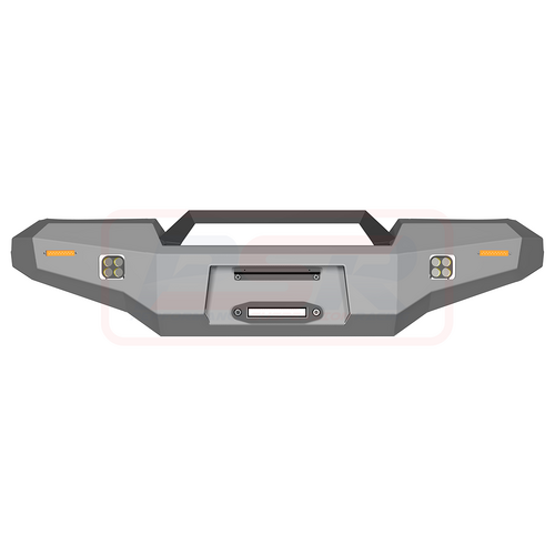 PSR Ambush Bar suits Ambush Sheet Metal Hoop Bullbar to suit Toyota Landcruiser 80 Series