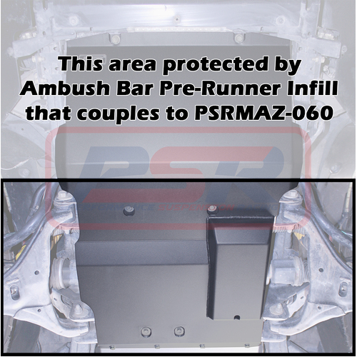 Performance Suspension Racing Mazda BT50 2 / PX 2 - 3 Ranger Front Bash Guard (Suits Pre Runner Infill)