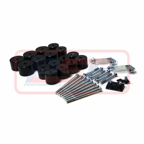 Performance Suspension Racing Nissan Navara NP300 2" Body Lift Kit Dual Cab (With Tub)