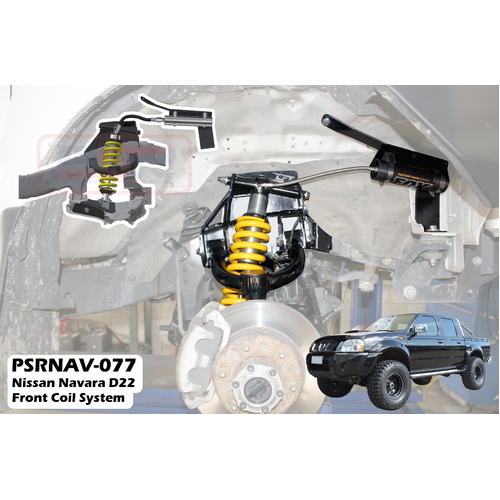 Performance Suspension Racing Nissan Navara D22 Front Coil System