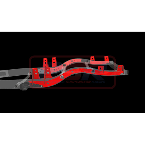 Performance Suspension Racing Nissan Patrol GQ-GU Coil Cab Ute External Heavy Duty Tray Mount System (Wagon to ute chassis conversion) (PSR Long Arm)