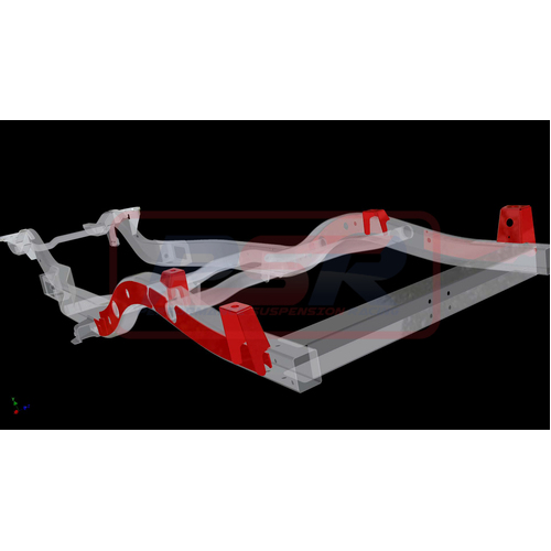 Performance Suspension Racing Nissan Patrol GQ-GU Wagon Dual Cab Chop Tray Mounts (Brace and mounts)