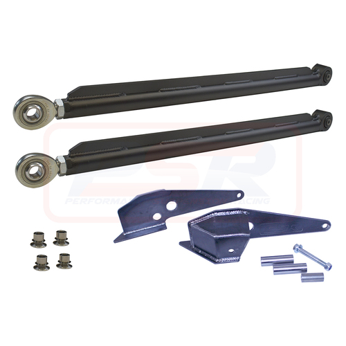 PSR Wizard Flex Nissan Patrol GQ-GU Wizard Flex Adjustable Length Lower LONG Arm Kit with Strongback (0-6" Lift)