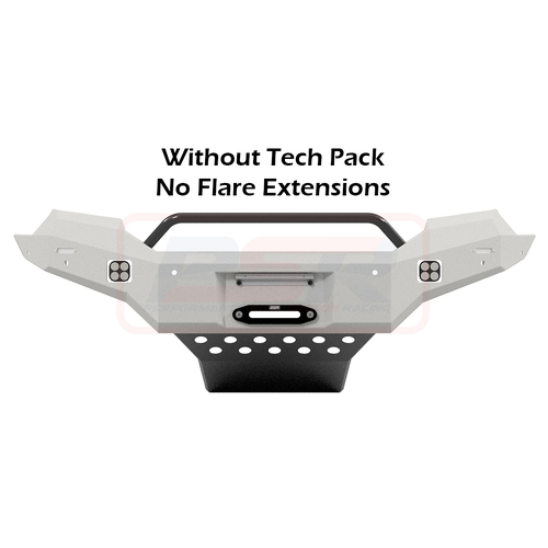 PSR Ambush Bar Ford Ranger PX MK3 8/18-ON Ambush Satin Black Low Single Hoop Bar, Pre-Runner Infill (1" Body Lift), Slimline Black Fairlead, Sensors,