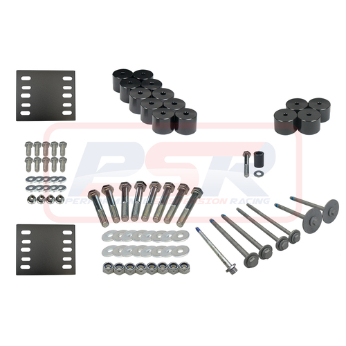 Performance Suspension Racing Ford Ranger Next Gen 2" Body Lift Kit (Single Cab with Tray)