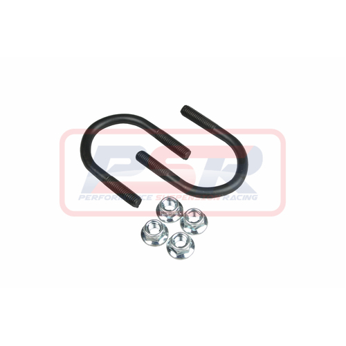 Performance Suspension Racing U-Bolt for steering damper bracket, suits 38MM OD TUBE (pair inc nuts)