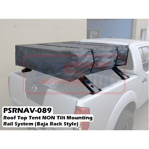 Performance Suspension Racing Roof Top Tent NON Tilt Mounting Rail System (Baja Rack Style) with 1/2 Height Narrow Leg Set of 4