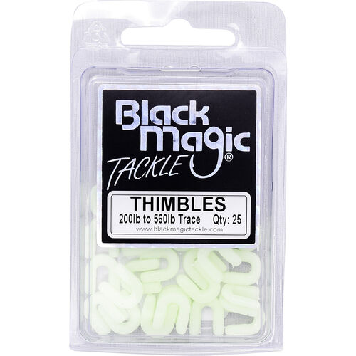 Black Magic Plastic Thimbles (Pkt Of 25)