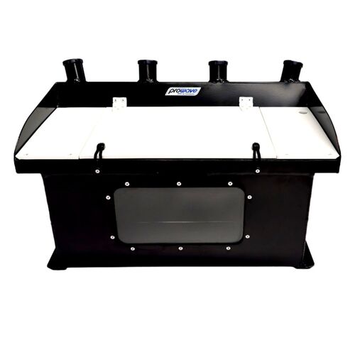 Prowave Bait Board Bait Tank With Window 700W X 300H - Black