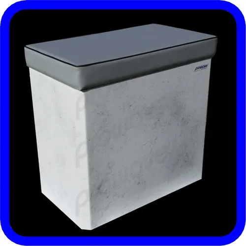 Prowave Centre Console Boat Seat Box 700L X 400W X 700H - Black