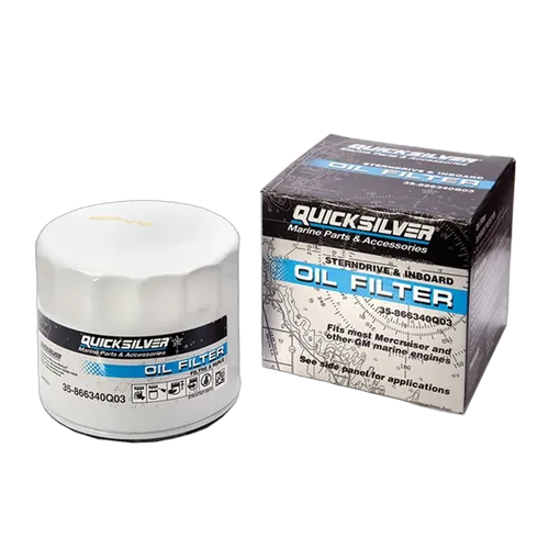 Quicksilver Filter Mercruiser Oil All Except V6 Block Mount