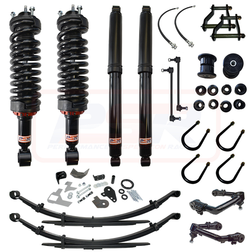 PSR TTG Shock Absorber Ford Ranger MK3 08/2018-On PSR TTG 2" Lift Kit LONG TRAVEL Standard Duty Front and Rear