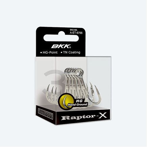 BKK Raptor-X Treble Hooks - #1 - 7 Per Pack