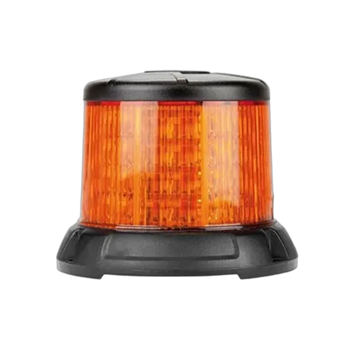 Roadvision LED Beacon Micro Dual Stack Series 10-30V Amber Fixed Mount 64SMD LEDs 33W 10 Function SAE Class 1 112x85mm