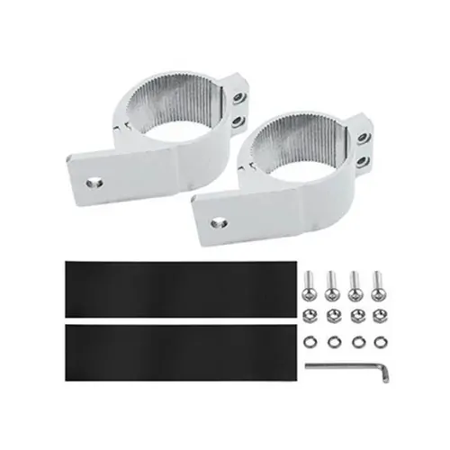 Roadvision Bar Light & Work Light Tubular Bull Bar Clamp 49-54mm (2) Diameter Range Silver