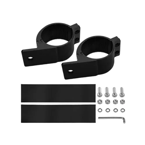 Roadvision Bar Light & Work Light Tubular Bull Bar Clamp 76-81mm (3) Diameter Range Black