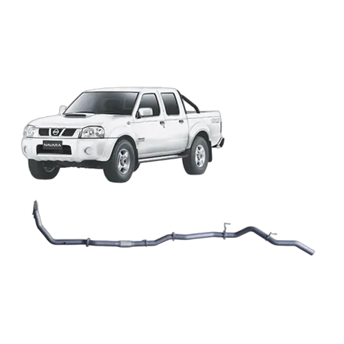 Redback Exhaust to Suit Nissan Navara D22 2001 - 2014 ZD30-T 3.0 Litre