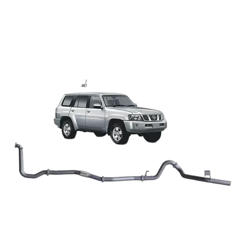 Redback Exhaust to Suit Nissan Y61 GU Patrol 1998 - 2016 ZD30DD-Ti 3.0 Litre