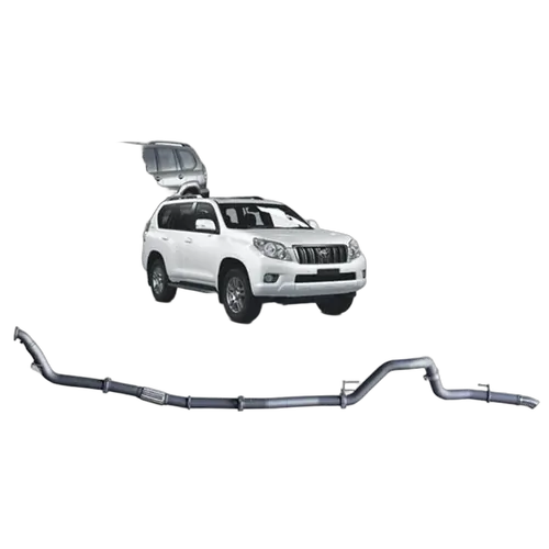 Redback Exhaust to Suit Toyota Prado 120/150 Series 2006 - 2015 1KD-FTV 3.0 Litre