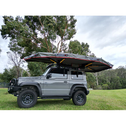 Rugged 4x4 Platinum 1.5m 270 Semi-auto Opening Awning ( Fabric UVE95+%) - Driver Side