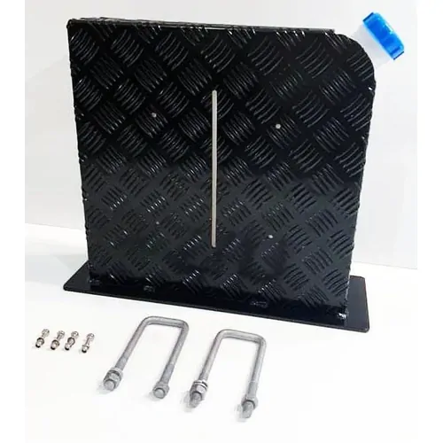 On The Go RV Accessories Diesel Tank Cover Right Hand Black Bolt Down