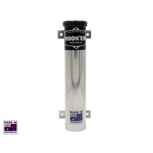 Hookem Rod Holder - Vertical With 50mm Od - Stainless Steel