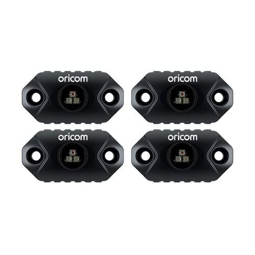 Oricom App Controlled LED Rock Light 4 Pack RGB