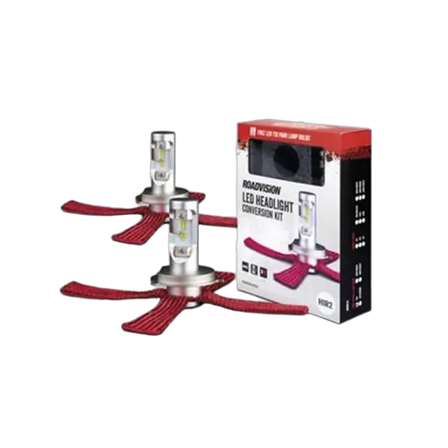 Roadvision LED Head Lamp Conversion Kit HIR2 9012 10-30V 24W 6000K +150% More Light + 12V T10 LED Roadvision [Pair]