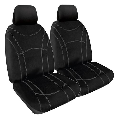 Neoprene Seat Covers For Holden Colorado RG Dual Cab All Badges Sept 2014-On FRONT