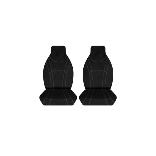 Tuff Terrain Neoprene black Seat Covers to Suit Toyota Hilux Workmate SR Single Cab Bucket Seats 07/15-On FRONT