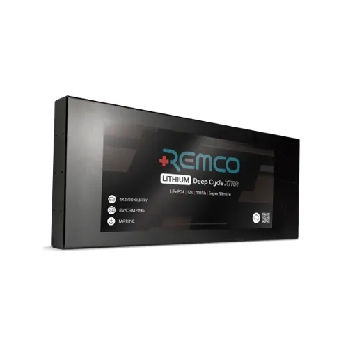 12V 110AH REMCO LITHIUM XTRA SSL WITH SMART SENSE DC CHARGE
